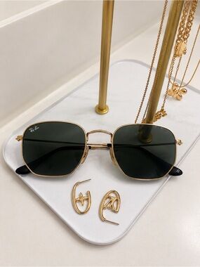 Ray-Ban RB3548N Hexagonal Flat Lens NEW!